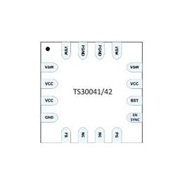 1 pcs : TS30041-M033QFNR - Voltage Regulators - Switching Regulators 1A 3.3V Current-Mode Sync. Buck Converter