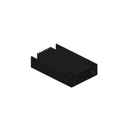 1 pcs : M-C448 Heat Sink Kit - Heat Sinks Heat Sink Kit, Longitudinal Fins, Quarter Brick (Includes: 1 Heatsink / 4 Screws / 4 W
