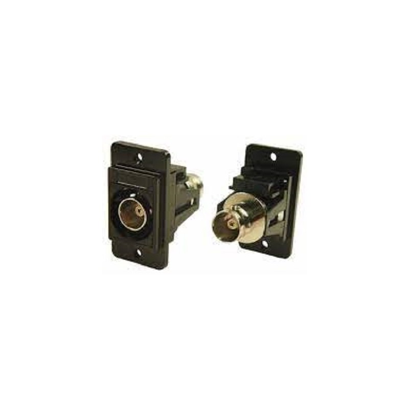 1 pcs - RS PRO, jack Panel Mount BNC Connector, 75Ω, Cable Termination, Straight Body