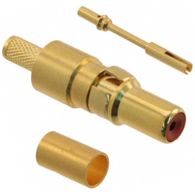 1 pcs - Harting, D-Sub Mixed Series, Male Crimp D-Sub Connector Coaxial Contact, Gold Coaxial, 30 AWG - 24 AWG