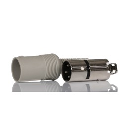 1 pcs - Hirschmann, MAS 3 Pole Din Plug, DIN 41524, 4A, 34 V ac/dc IP30, Plug In, Male, Cable Mount