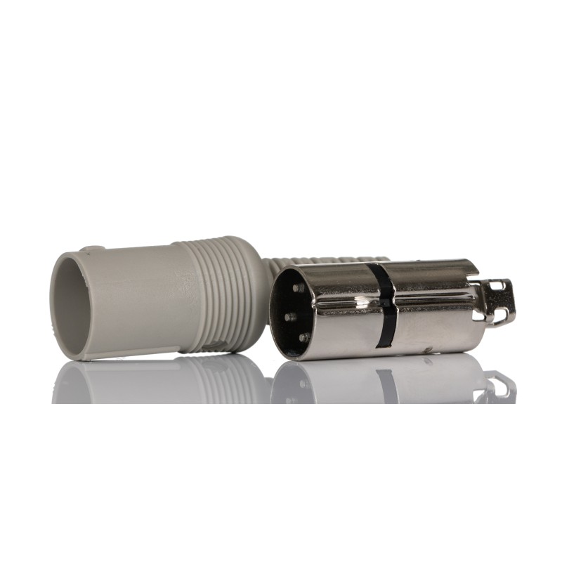 1 pcs - Hirschmann, MAS 3 Pole Din Plug, DIN 41524, 4A, 34 V ac/dc IP30, Plug In, Male, Cable Mount