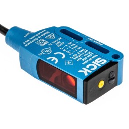 1 pcs - Sick Retroreflective Photoelectric Sensor, Block Sensor, 0 - 5 m Detection Range