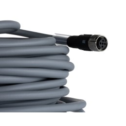 1 pcs - Phoenix Contact Straight Female 5 way M12 to Straight Male 5 way M12 Bus Cable, 20m