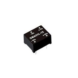 1 pcs : SMA01M-05 - Isolated DC/DC Converters - Through Hole 1W 5V 0-200mA DIP 10.8-13.2Vin Unreg