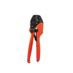 1 pcs - RS PRO Hand Ratcheting Crimp Tool for Insulated Spade Connectors, 0,5 - 6mm² Wire