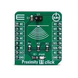 1 pcs - MikroElektronika Ambient light sensor with IrLED, Optical proximity sensor Proximity Development Kit