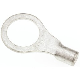 100 pcs - JST, R Uninsulated Ring Terminal, 8mm Stud Size, 1mm² to 2.6mm² Wire Size