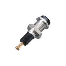 1 pcs : 105-0203-200 - Test Plugs & Test Jacks BLACK TIP JACK