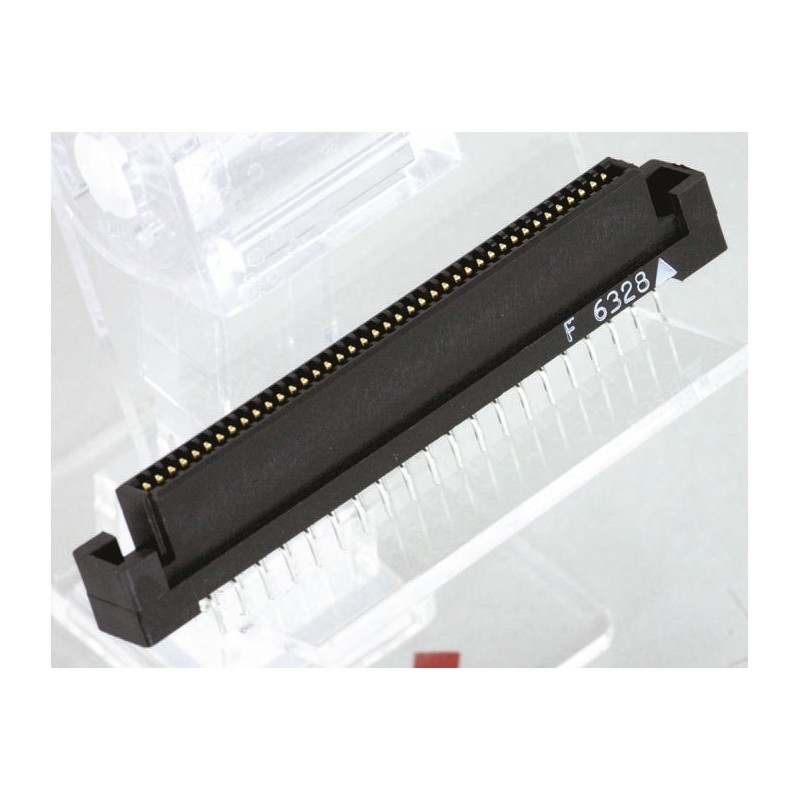 1 pcs - KEL Corporation 8800 Series Straight Through Hole Mount PCB Socket, 20-Contact, 2-Row, 2.54mm Pitch, Solder Termination