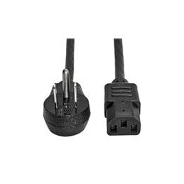 1 pcs : P007-003-15D - AC Power Leads 3FT C13/RA 5-15P CRD,14AWG,