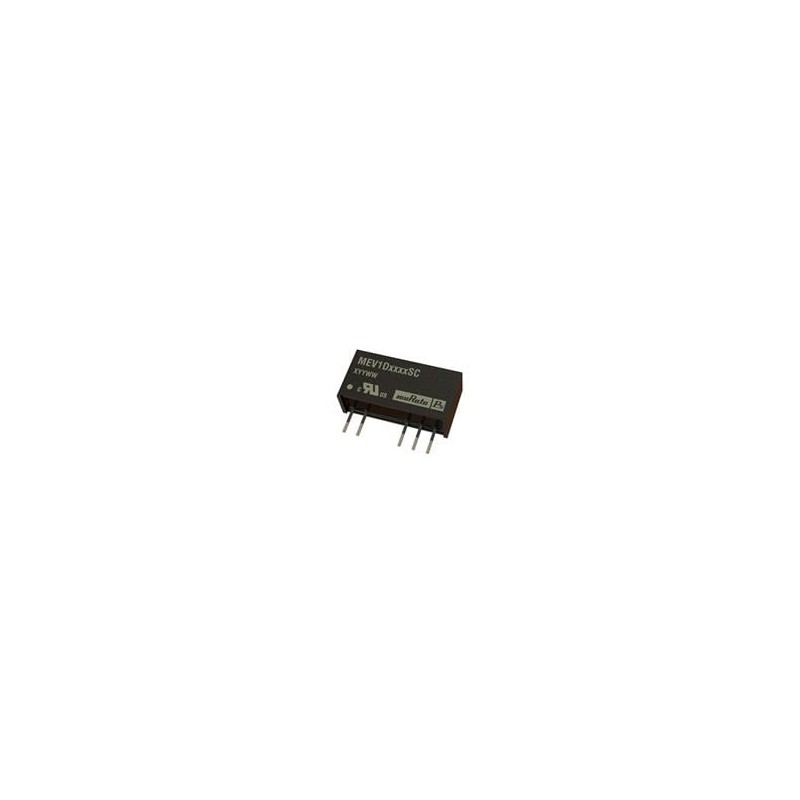 1 pcs : MEV1D0505SC - Isolated DC/DC Converters - Through Hole 1W 5VIN +/-5VOUT +/-100MA SIP