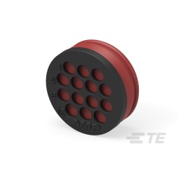 1 pcs - TE Connectivity Red/Black Wire Entry Seal Kit, Shell Size 17 for use with CPC Range