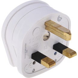1 pcs - MK Electric UK Mains Plug, 13A, Cable Mount