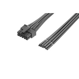 1 pcs - Molex 10 Way Female Micro-Fit 3.0 Unterminated Wire to Board Cable, 600mm