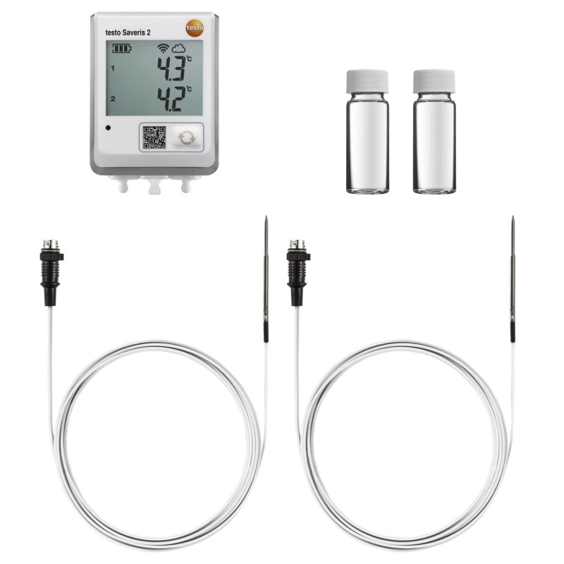 1 pcs - Testo Saveris 2 - Fridge monitoring kit Temperature Data Logger, Wi-Fi