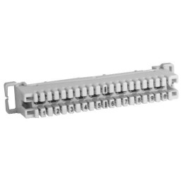 1 pcs - Molex Premise Networks Terminal Block, 10-Way, 20-24 AWG Wire, Crimp Termination