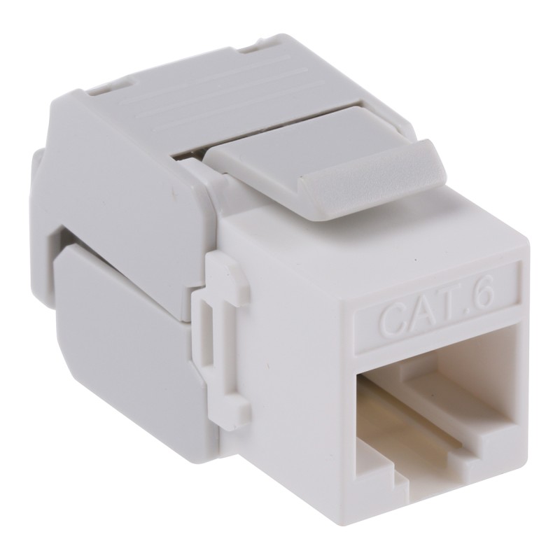 1 pcs - Roline Cat6 RJ45 Patch Panel Connector, UTP Shielding