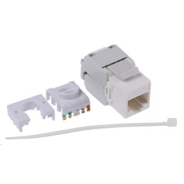 1 pcs - Roline Cat6 RJ45 Patch Panel Connector, UTP Shielding
