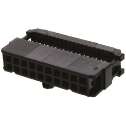 1 pcs - TE Connectivity 20-Way IDC Connector Socket for Cable Mount, 2-Row