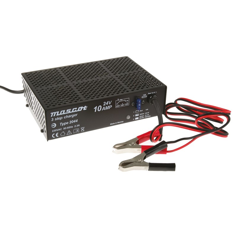 1 pcs - Mascot Battery Charger For Lead Acid 24V 10A with UK plug
