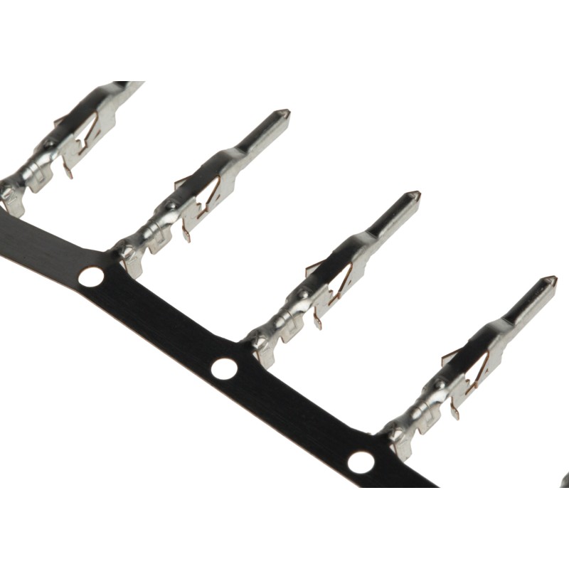 100 pcs - Molex Mini-Fit Series Male Crimp Terminal, 28AWG Min, 22AWG Max