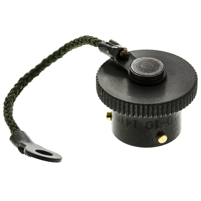 1 pcs - Amphenol 62GB MIL-DTL-26482 Socket Dust Cap, Shell Size 10, with Zinc Cobalt Finish, Aluminium