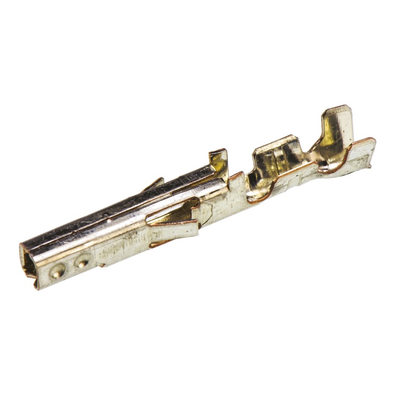 100 pcs - Molex Mini-Fit Series Female Crimp Terminal, 28AWG Min, 22AWG Max