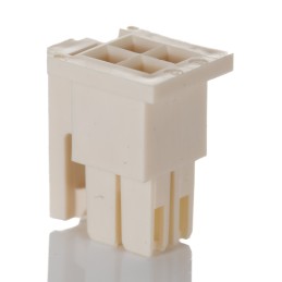 1 pcs - Samtec, IPD1 Male Crimp Connector Housing, 2.54mm Pitch, 4 Way, 2 Row
