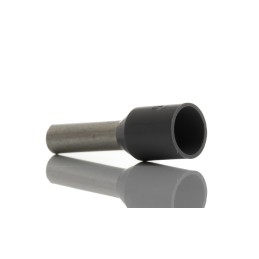 100 pcs - Phoenix Contact, AI Insulated Crimp Bootlace Ferrule, 8mm Pin Length, 2.3mm Pin Diameter, 2.5mm² Wire Size, Grey