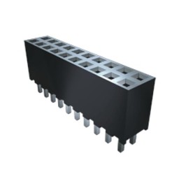 1 pcs - Samtec SQT Series Straight Through Hole Mount PCB Socket, 7-Contact, 1-Row, 2mm Pitch, Solder Termination