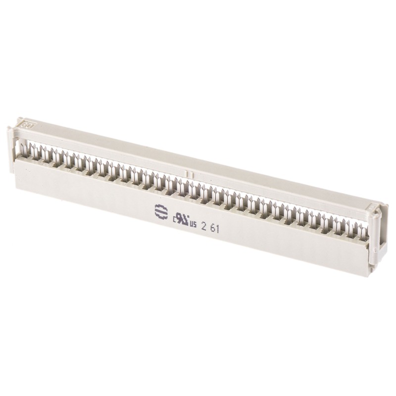 50 pcs - Harting 60-Way IDC Connector Socket for Cable Mount, 2-Row