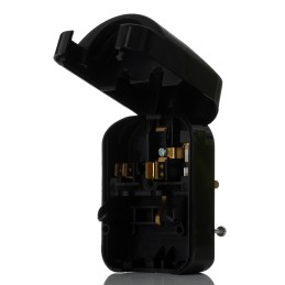 1 pcs - PowerConnections Europe to UK Mains Connector Converter, Rated At 13A