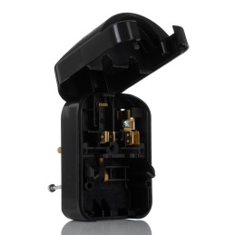 1 pcs - PowerConnections Europe to UK Mains Connector Converter, Rated At 13A