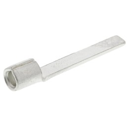 100 pcs - RS PRO Uninsulated Crimp Blade Terminal 18mm Blade Length, 1.5mm² to 2.5mm², 16AWG to 14AWG