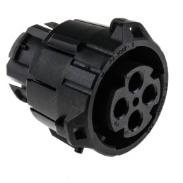 1 pcs - ITT Cannon, APD 4 Pole Din Plug, DIN 72585, 48 V dc IP67, IP69K, Male, Cable Mount