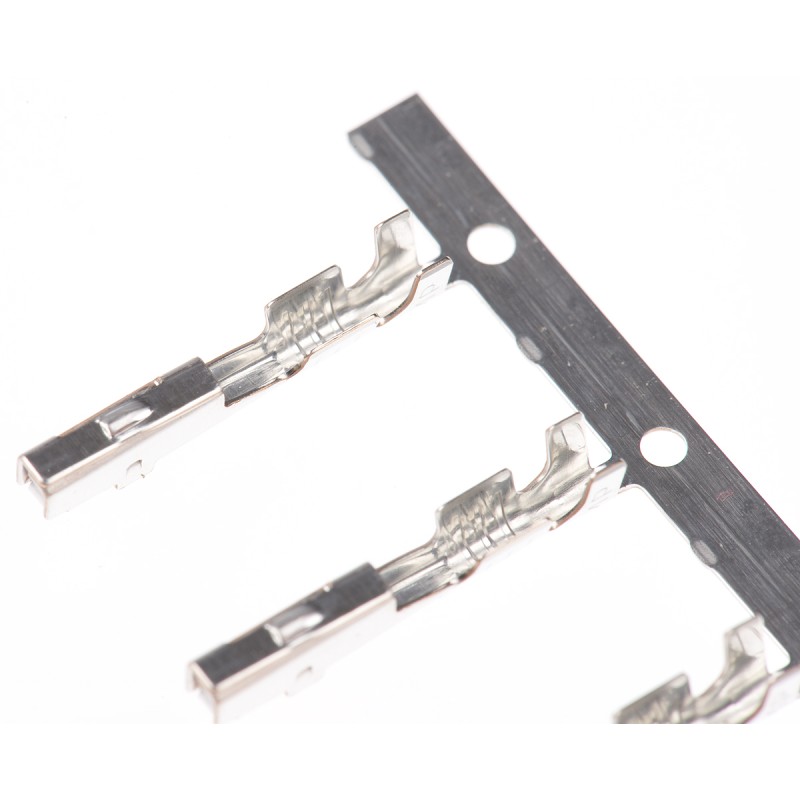100 pcs - TE Connectivity MULTILOCK 040 II Series Female Crimp Terminal, 22AWG Min, 18AWG Max