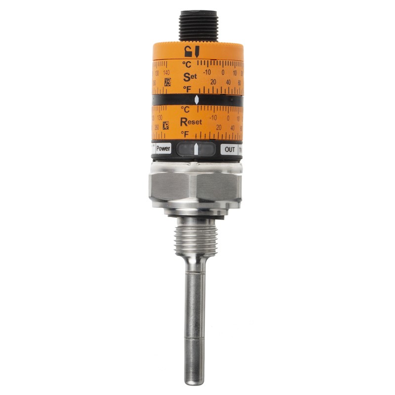 1 pcs - ifm electronic PT1000 RTD Sensor, 6mm Dia, 50mm Long, 4 Wire, G1/4, ±0.1 °K +145°C Max