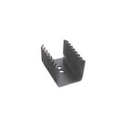 1 pcs : TV-40G - Heat Sinks Channel Heat Sink for TO-220, Narrow/Folded Back Fin, Horizontal, 9.9 C/W, Black