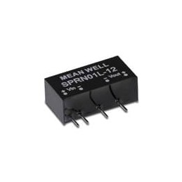 1 pcs : SPRN01N-05 - Isolated DC/DC Converters - Through Hole 1W 24Vin 5Vout 0-200mA SIP Reg Iso
