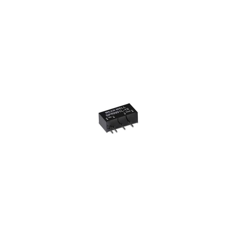 1 pcs : SPRN01N-05 - Isolated DC/DC Converters - Through Hole 1W 24Vin 5Vout 0-200mA SIP Reg Iso