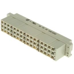1 pcs - Harting 09 05 48 Way 5.08mm Pitch, Type E, 3 Row, Straight DIN 41612 Connector, Socket