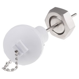 1 pcs - RS PRO PT100 RTD Sensor, 6mm Dia, 75mm Long, 4 Wire, RJT Nut, Class B +150°C Max