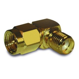 1 pcs - Amphenol RF Female, Male Cable Mount SMA Connector, 50Ω, Solder Termination, Right Angle Body