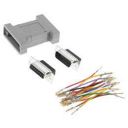 1 pcs - RS PRO D Sub Adapter Male 15 Way D-Sub to Female 15 Way D-Sub