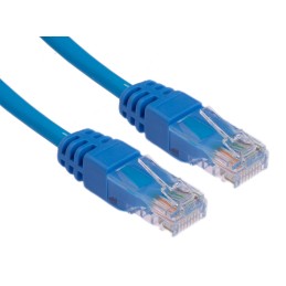1 pcs - RS PRO Cat5e Male RJ45 to Male RJ45 Ethernet Cable, U/UTP, Blue LSZH Sheath, 15m