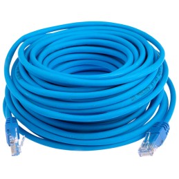 1 pcs - RS PRO Cat5e Male RJ45 to Male RJ45 Ethernet Cable, U/UTP, Blue LSZH Sheath, 15m