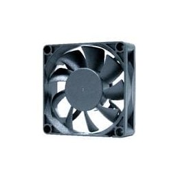 1 pcs : OD7025-24MB - DC Fans DC Fan, 70x70x25mm, 24VDC, 33CFM, 0.085A, 36dBA, 3800RPM, Dual Ball, 3x Leads