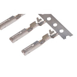 100 pcs - Molex MX150L Series Female Crimp Terminal, 22AWG Min, 18AWG Max