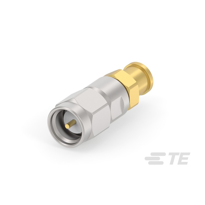 1 pcs - TE Connectivity, Plug Cable Mount SMA Connector, 50Ω, Cable Termination, Straight Body